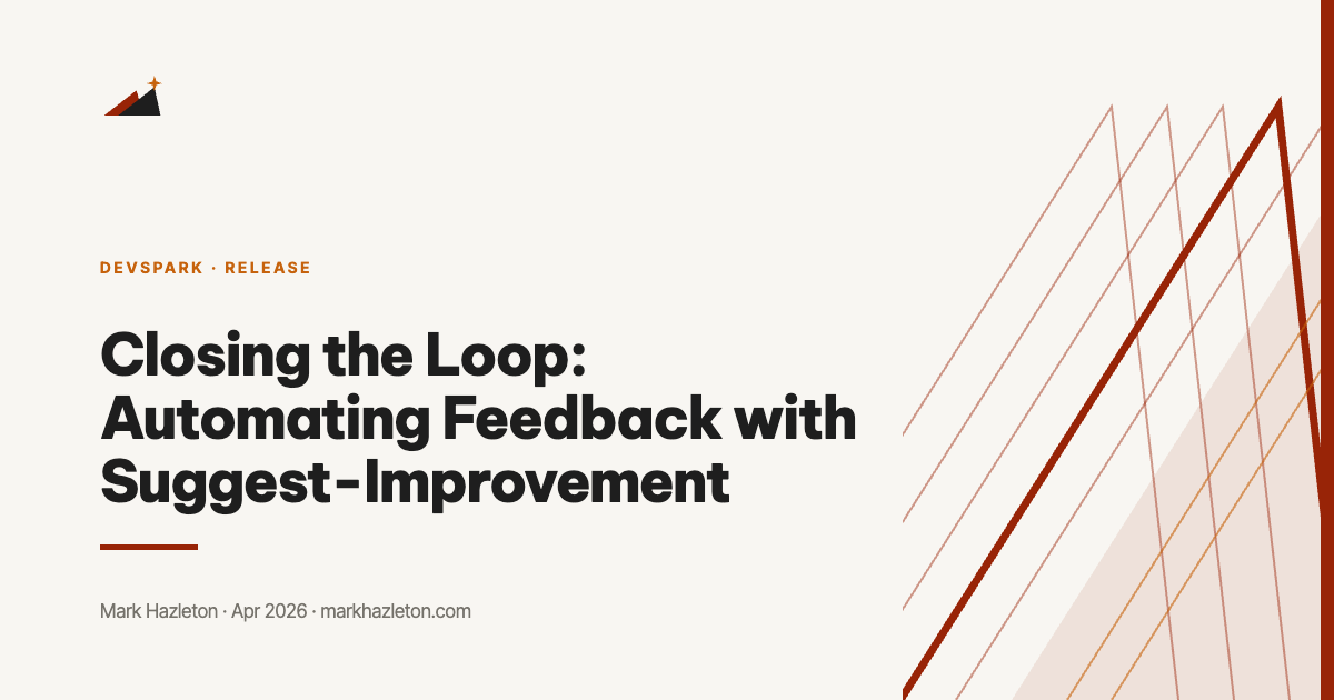 Closing the Loop: Automating Feedback with Suggest-Improvement
