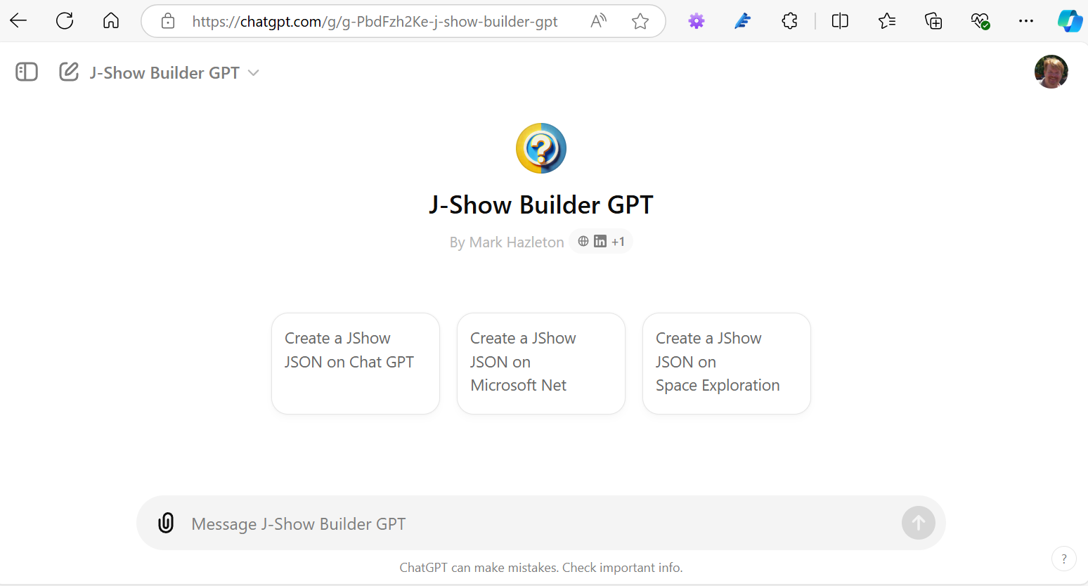 J-Show Builder GPT