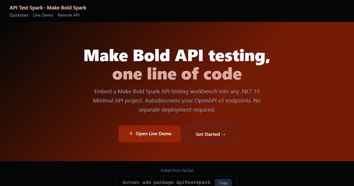 API Test Spark