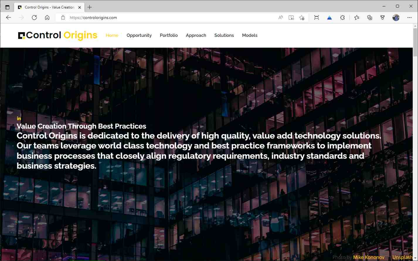 Control Origins: Innovative Tech Solutions