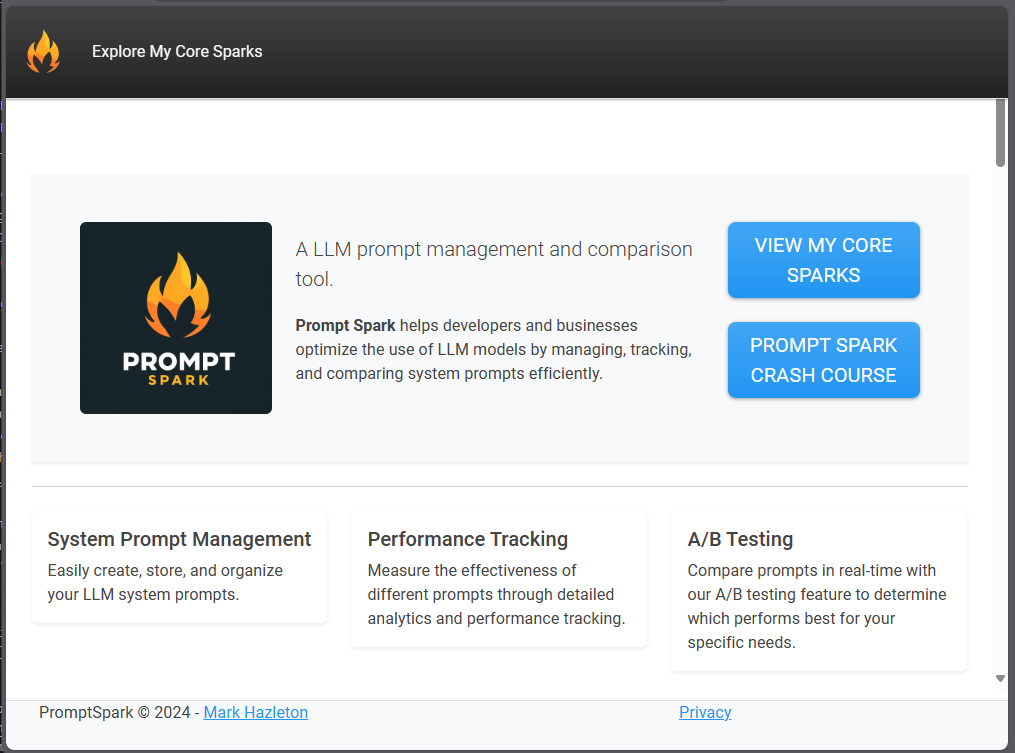 PromptSpark